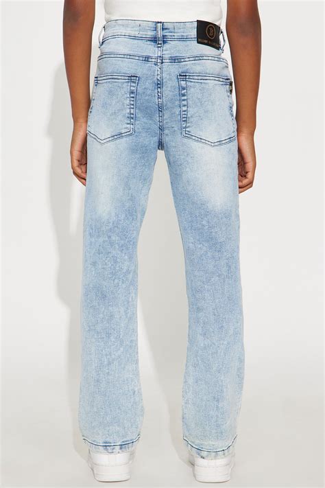 Mini Got My Wires Crossed Distressed Jeans - Light Blue Wash | Fashion Nova 