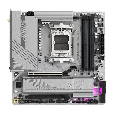 Gigabyte B M Aorus Elite Ax Ice