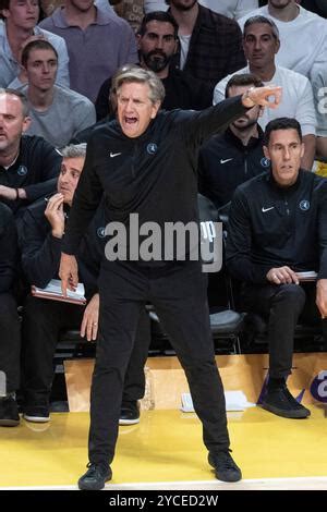 Minnesota Timberwolves Head Coach Chris Finch Watches From The Sideline