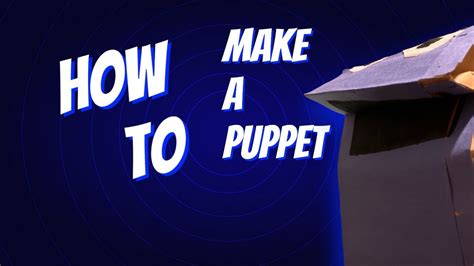 How To Make A Puppet Easy Tutorial Youtube