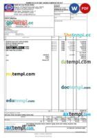 India Maharashtra Shakti Sai Tyres Tax Invoice Editable Template In