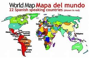 Printable Map Of Spanish Speaking Countries - Printable Maps Online