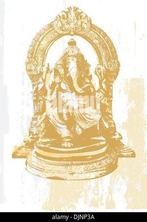 Ganesha The Lord Of Wisdom Vector Art Stock Vector Image Art Alamy