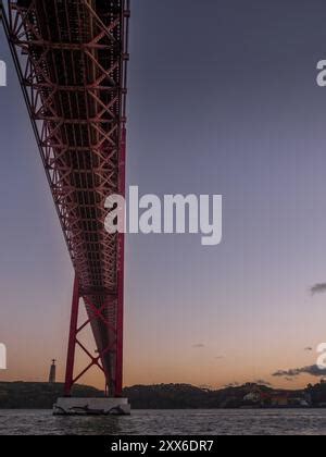 Vasco Da Gama Bridge Seen From The Park Tejo Lisbon Stock Photo Alamy