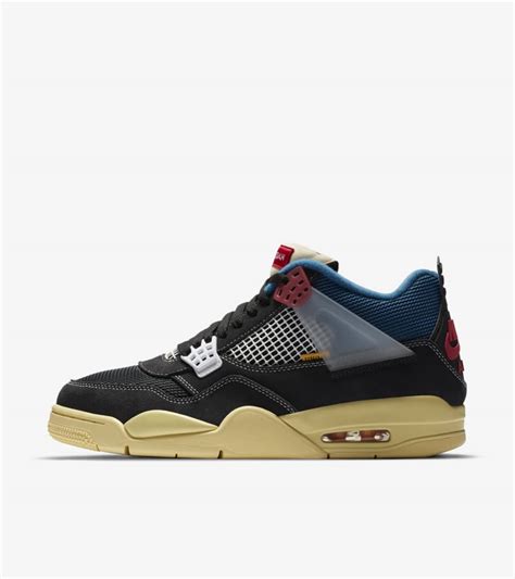 Air Jordan 4 x UNION LA Off Noir Data de lançamento Nike SNKRS