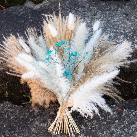 Artificial Reed Flower Bouquet Boho Style Spring Decoration Suitable