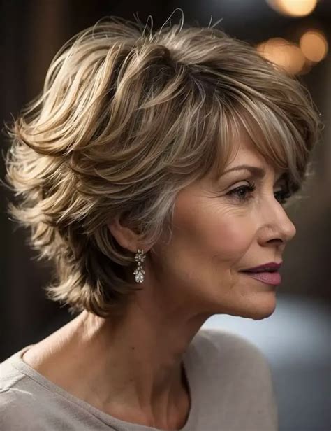 33 Stylish Hair Cuts Ideas For Women Over 65 Short Hair Cuts Layered