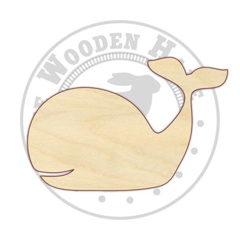 Whale Wood Cut Out Nautical Theme For Nursery And Baby S Room