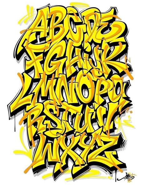 Creative Fonts Collection Graffiti Alphabet Graffiti Lettering