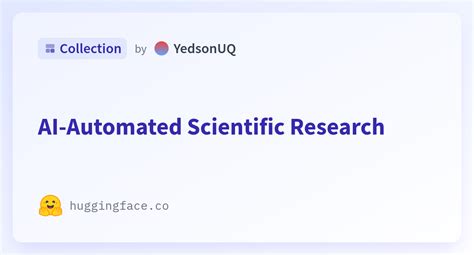 Ai Automated Scientific Research A Yedsonuq Collection