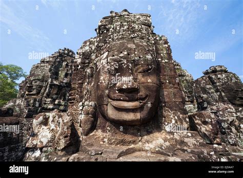 Cambodia Siem Reap Angkor Wat Bayon Temple Stock Photo Alamy