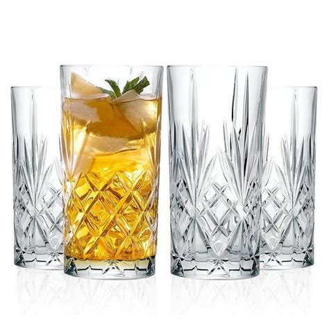 Barski Highball Drinking Glasses Made With Fine European Craftmanship