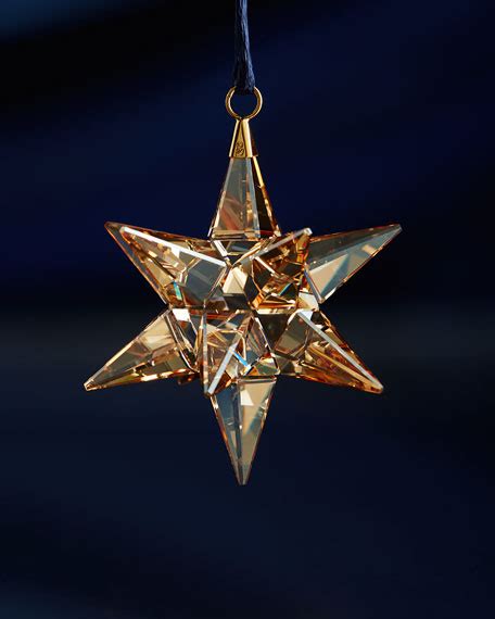 Swarovski Golden Shadow Star Christmas Ornament