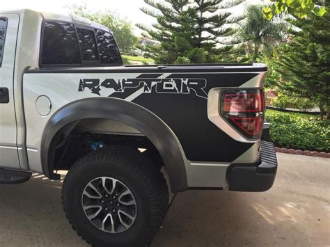 Ford F Svt Raptor Bedside Graphic Ford Trucks Ford