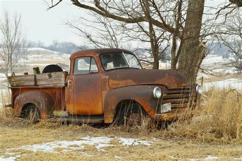 Vintage Truck In The Grass