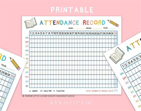 Attendance Sheets Printable Printable New Year Banners