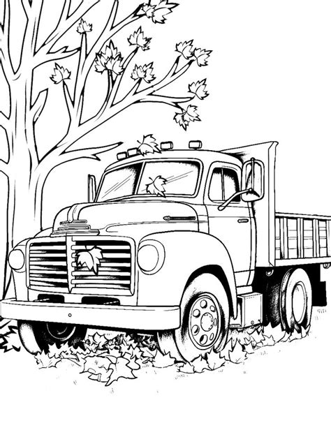 Truck Coloring Pages Free Printable Sheets Truck Coloring Pages