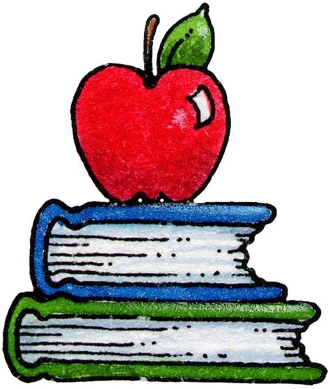 Apple And Books Clip Art Borders Clip Art Free Clip Art