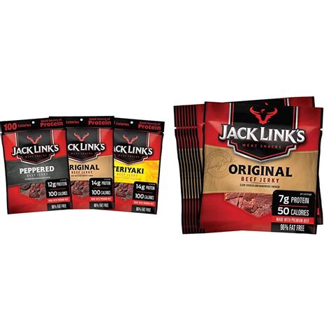 Jack Links Beef Jerky Variety Pack Beef Jerky Original 0 625 Ounce