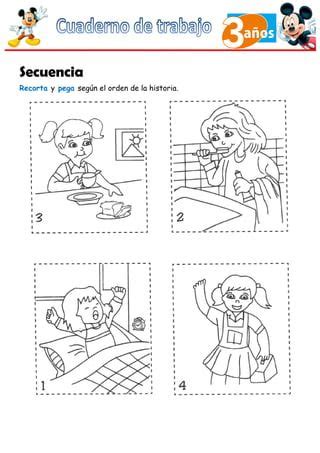 Cuaderno de Trabajo III 3 Años Comunicación Alphabet drawing Mini