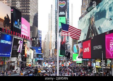 New York Usa Th May Dancers Perform As They Take Part In The