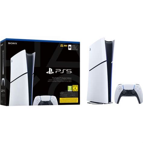 Konzola Sony PlayStation 5 Slim Digital Edition črno bela Enaa