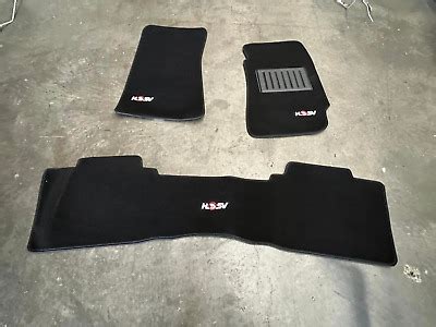 New Holden Vt Vx Commodore Floor Mats Black Plush Piece Kit Hsv Badge