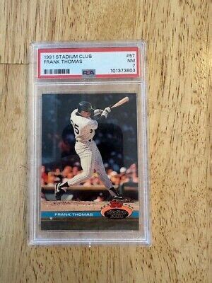 Topps Stadium Club Frank Thomas Psa Ebay