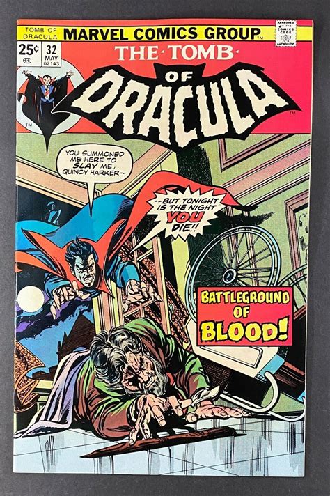 Tomb Of Dracula Vf Quincy Harker Gene Colan Gil Kane