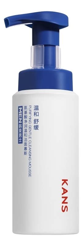 KANS очищающая мужская пенка мусс для умывания men care purifying