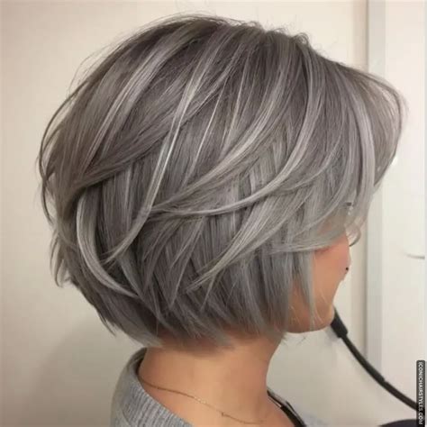 Elegant Short Haircuts For Older Women Short Silver Hair Hairdos