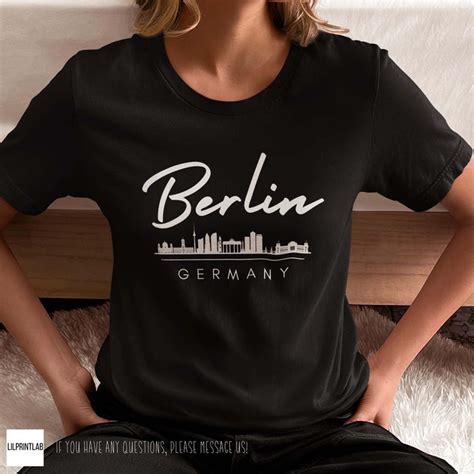 Berlin Skyline Minimalist Tee Germany Traveler T Shirt Unisex Urban