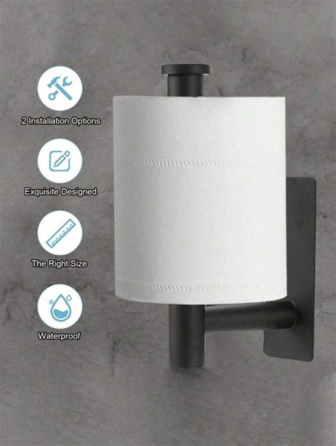 Stainless Steel Toilet Roll Holder Perforation Free Toilet Paper Towel