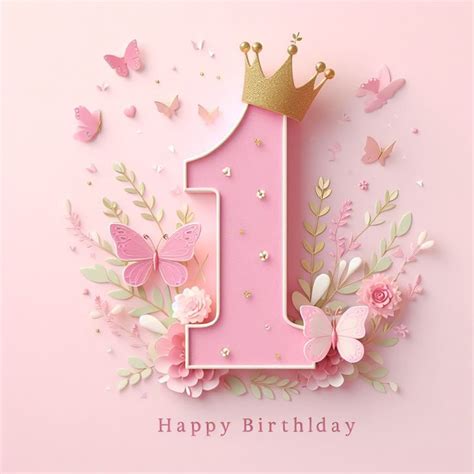 Pink St Birthday Cake Topper