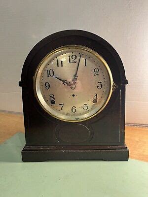 Seth Thomas Antique Mantle Clock Leader Runs Chimes Ebay