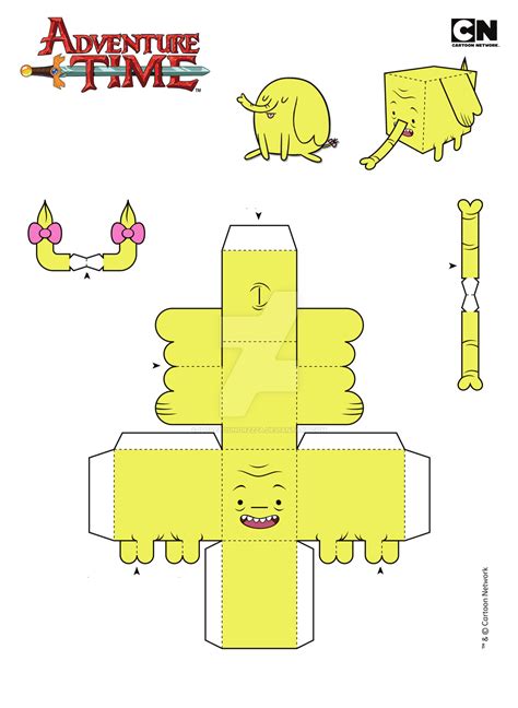 Adventure Time Adventure Time Crafts Paper Toys Template