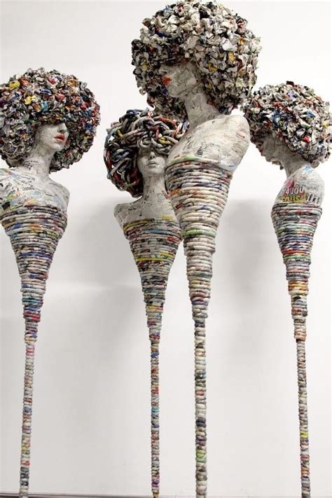 Pin By Trota On C Ramique Paper Art Sculpture Paper Mache Art