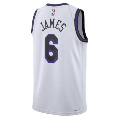 LeBron James Los Angeles Lakers City Edition Nike Dri FIT NBA Swingman