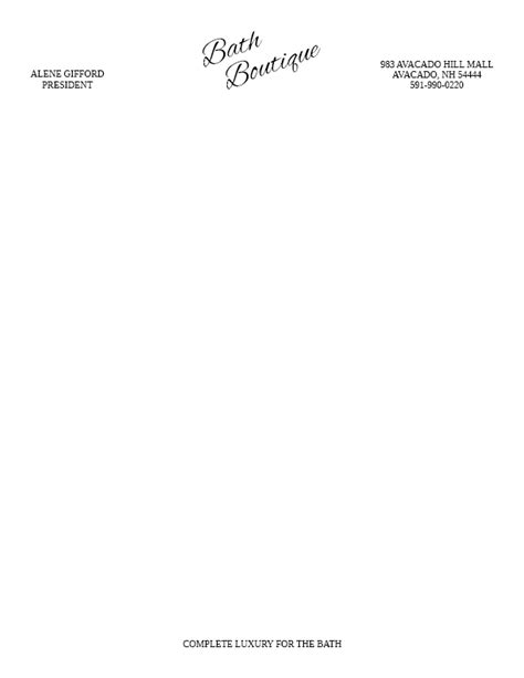 Word Letterhead Templates