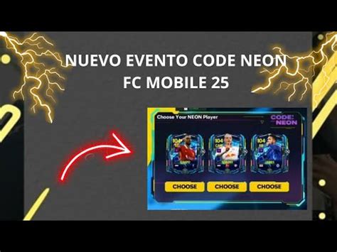 Nuevo Evento De Fc Mobile Code Neon YouTube