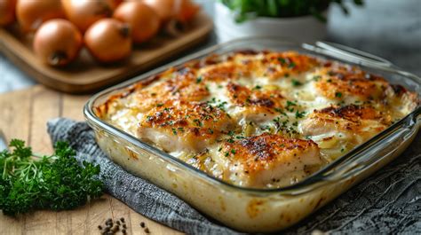 Zwiebel Sahne H Hnchen Aus Dem Ofen Wohlf Hlessen Leckerschmecker