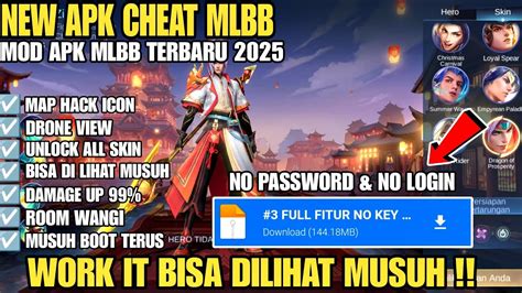 Cheat Ml Terbaru Mod Unlock All Skin Mobile Legends Anti