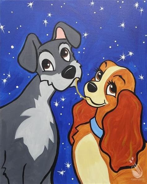 Pin By Bert Morgan On Painting With A Twist Disney Canvas Art Mini