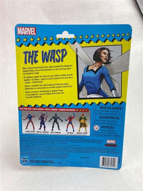 The Wasp Marvel Legends Retro Collection Action Figure New Sealed