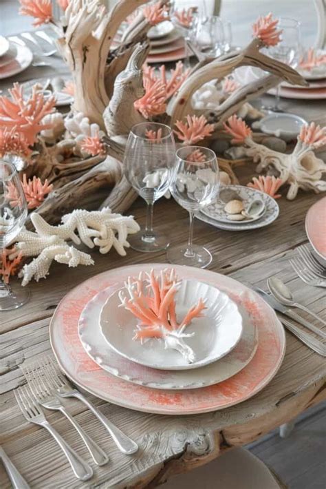 38 Beautiful Beach Table Settings From Wedding To Dinner Party Let S