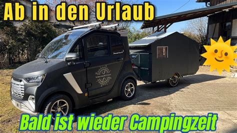 Das Micro Camping Setup Bald Geht Es Elektrisch Auf Tour Youtube