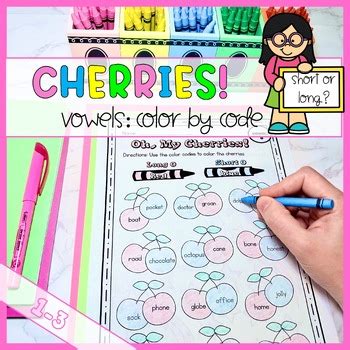 Short And Long Vowel O Worksheet Sort Color By Vowel Sounds 1st 2nd 3rd