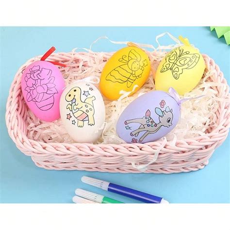 Easter Eggs DIY Handmade Coloring Painting Eggs Wholesale Colored