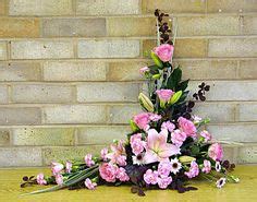 Asymmetrical L Shaped Ideas Church Flower Arrangements Flower