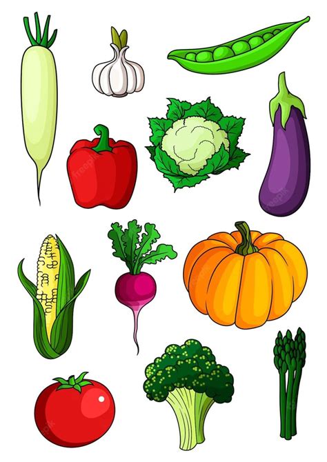 Vegetables Seamless Pattern Vector